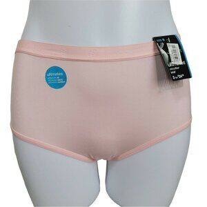 Jockey Ultimates Woman's Microfiber Full Brief Panty Pink Sz 5/Sm Discontinued